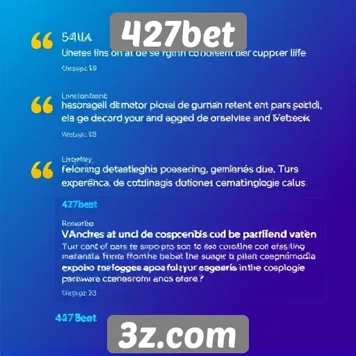 Depoimentos de usuários sobre a experiência no 427bet